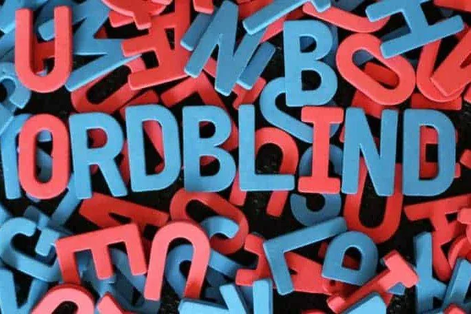 ordblind bogstaver