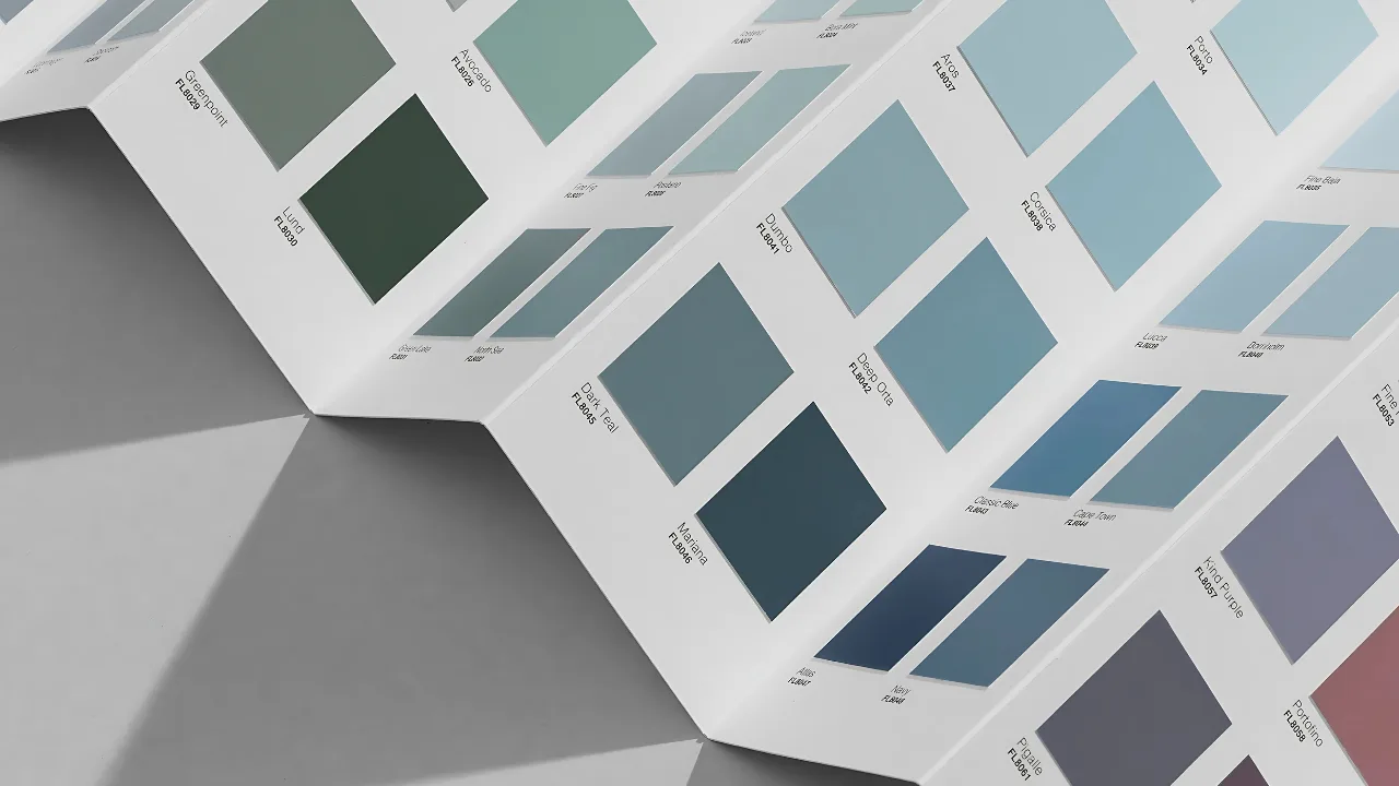 Flügger 80 farvekort